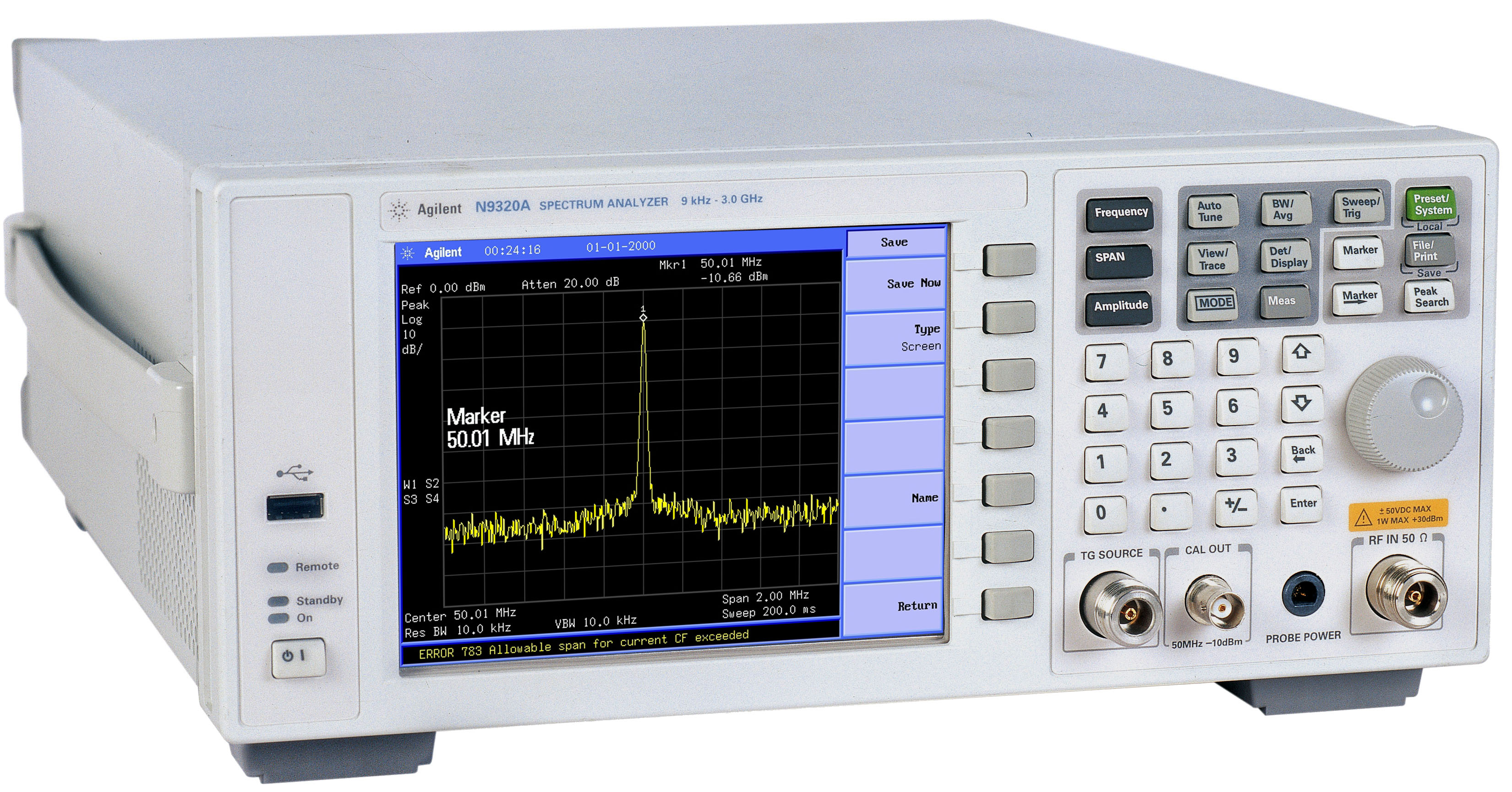 Keysight N9320B N9320A Spectrum Analyzer 二手儀器/買賣/租賃/出租/購買/價格/收購/回收/維修儀器/校驗/校正儀器