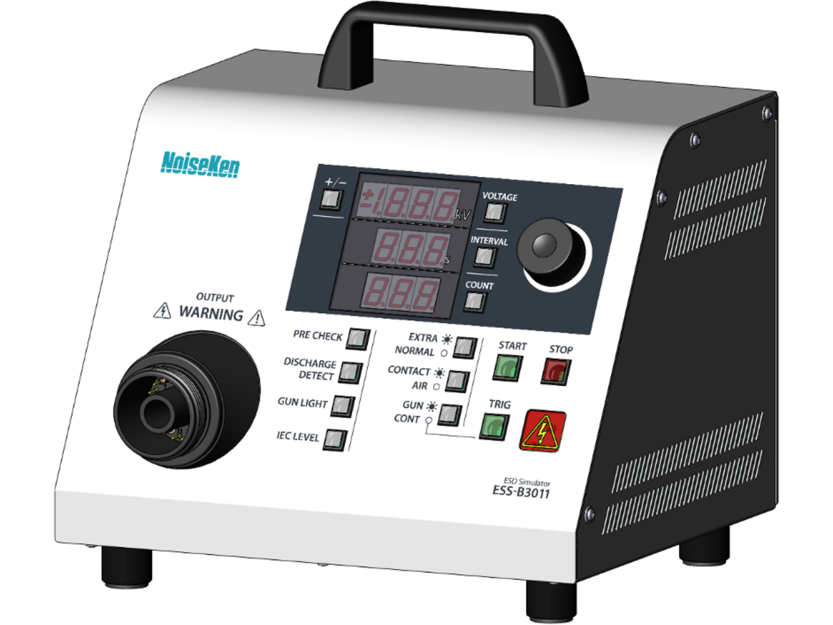 【弘燁科技】NoiseKen ESS-B3011 + GT-30R 靜電放電模擬器｜30 kV ESD Simulator
